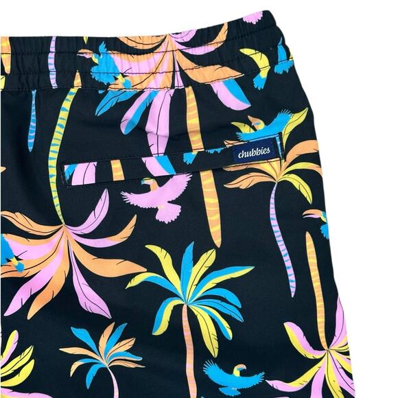 CHUBBIES Kids Swim Trunks The Black Light Nights Size XL 18/20 - Picture 4 of 6